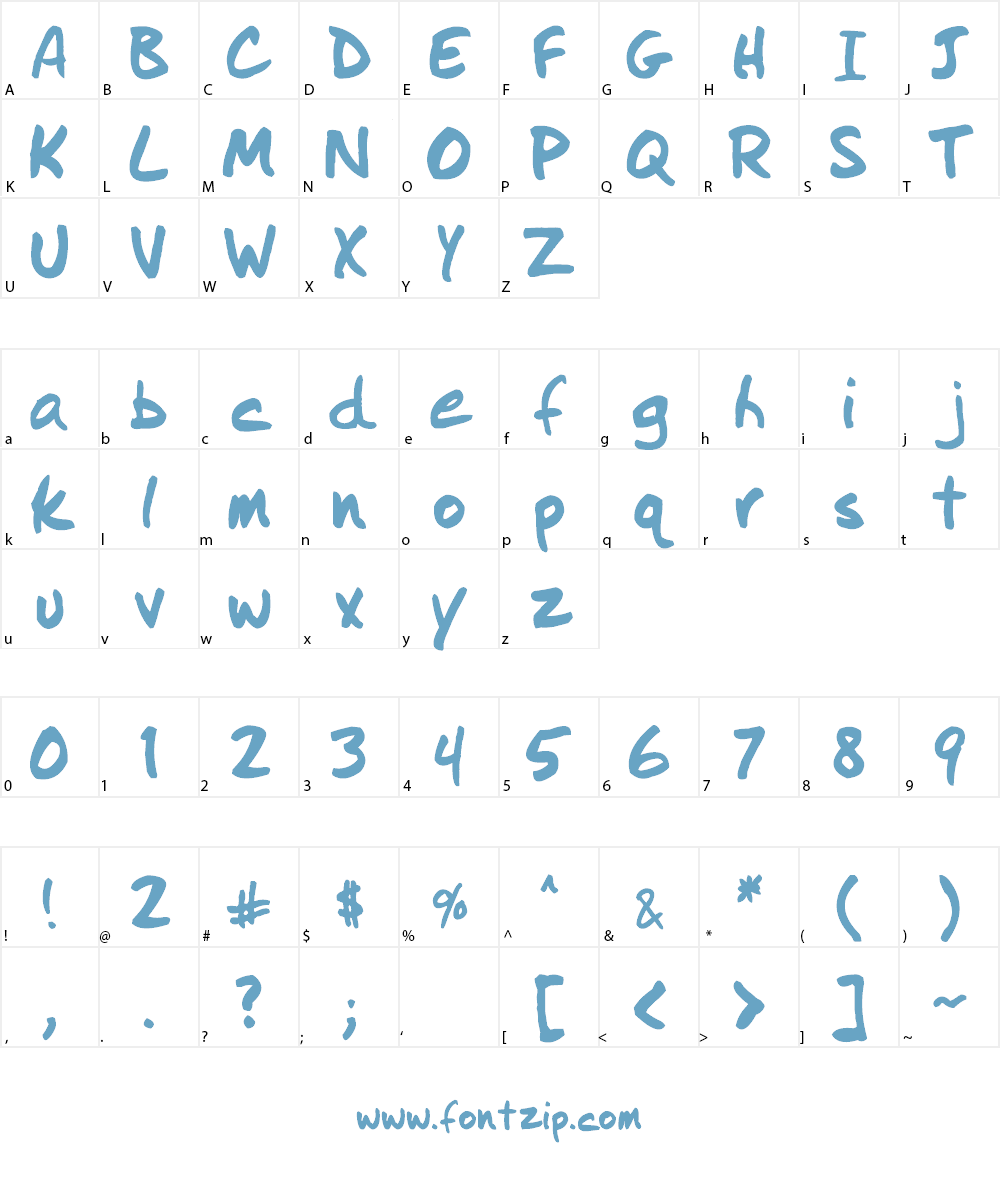 I Did This! Font Character